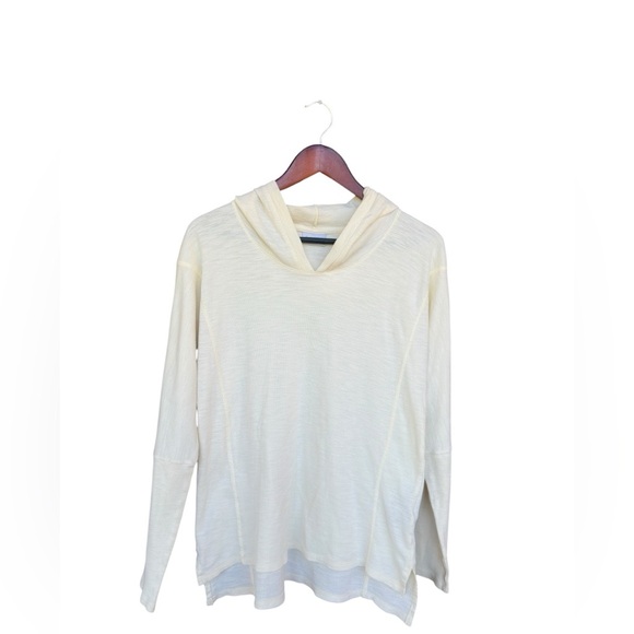 Columbia Tops - Columbia Women’s Cream Long Sleeve Lightweight Hoodie Blouse Small Outdoors